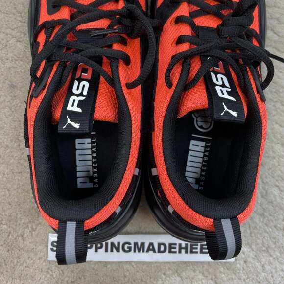 [US 9] J COLE x PUMA RS DREAMER ENERGY RED BLACK Running Shoes Orange main image 8